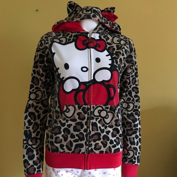 Hello Kitty Hoodie L Excellent Condition - Picture 1 of 8
